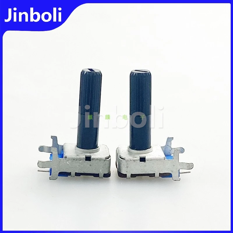 2PCS 12 Type Square Potentiometer 3Pins Single B1K B10K Adjustable Resistor Temperature And Speed Regulation Flower Shaft 22.5mm