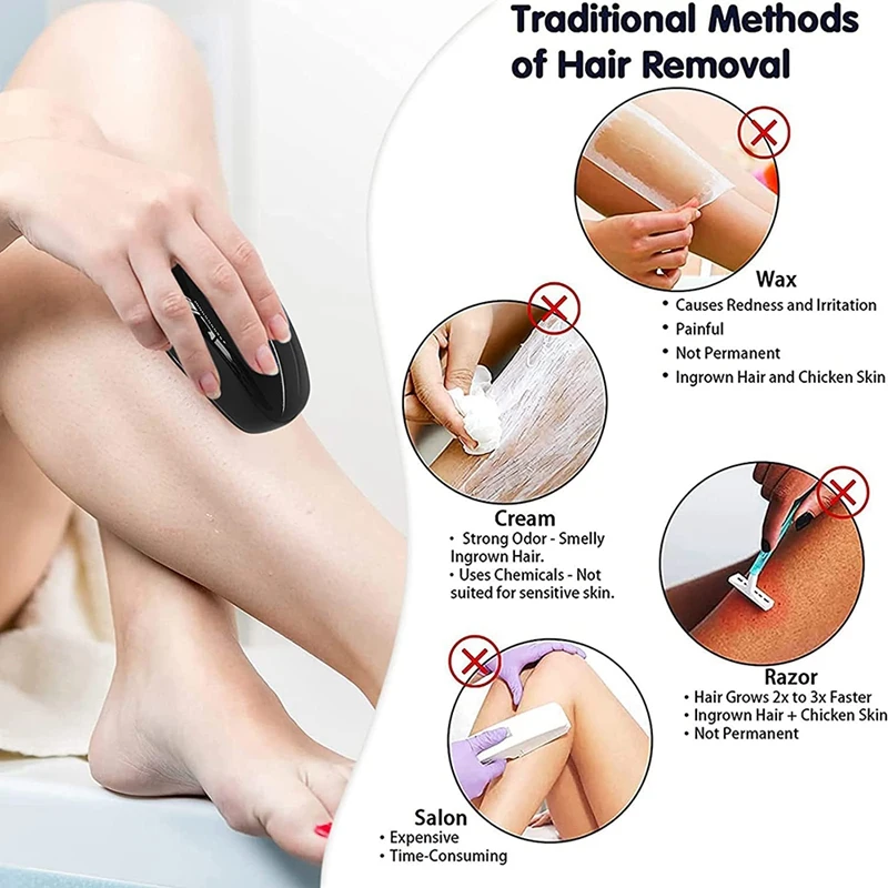 HOT！-Nano Hair Remover,Hair Removal Without Shaving, Hair Eraser For Women, Includes Epilator Effect For Smooth Skin