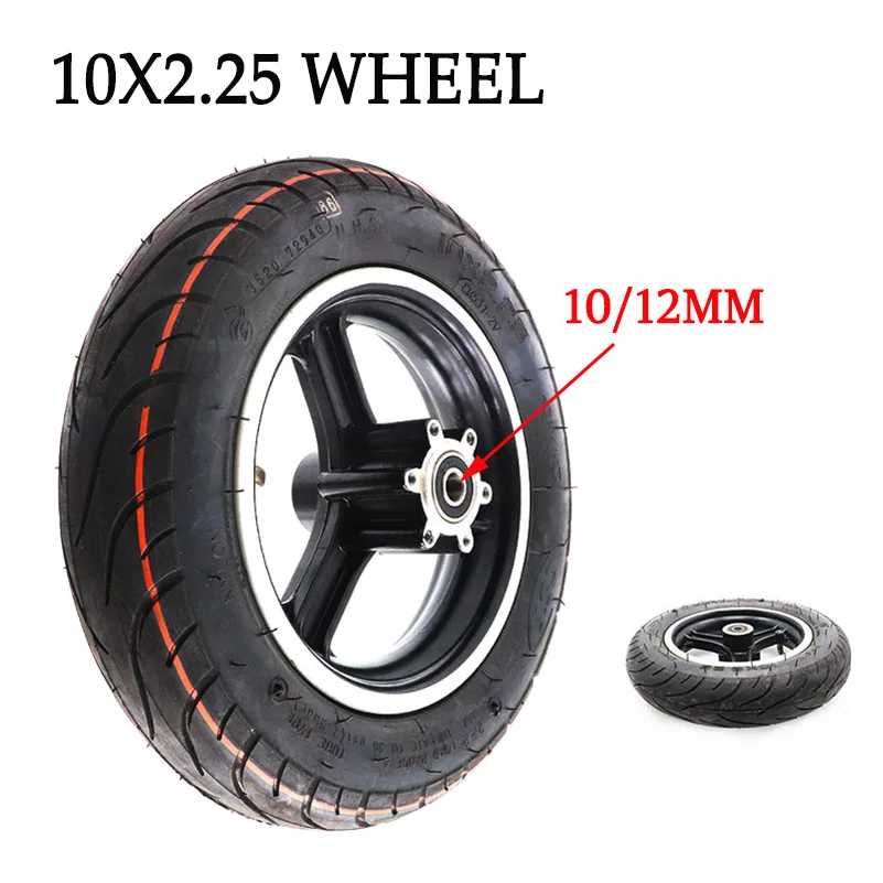 

10/12mm 10 inch 10x2.25 wheel Electric Scooter Balancing self Smart Balance Tire 10 inch 10*2.25 tyre and hub