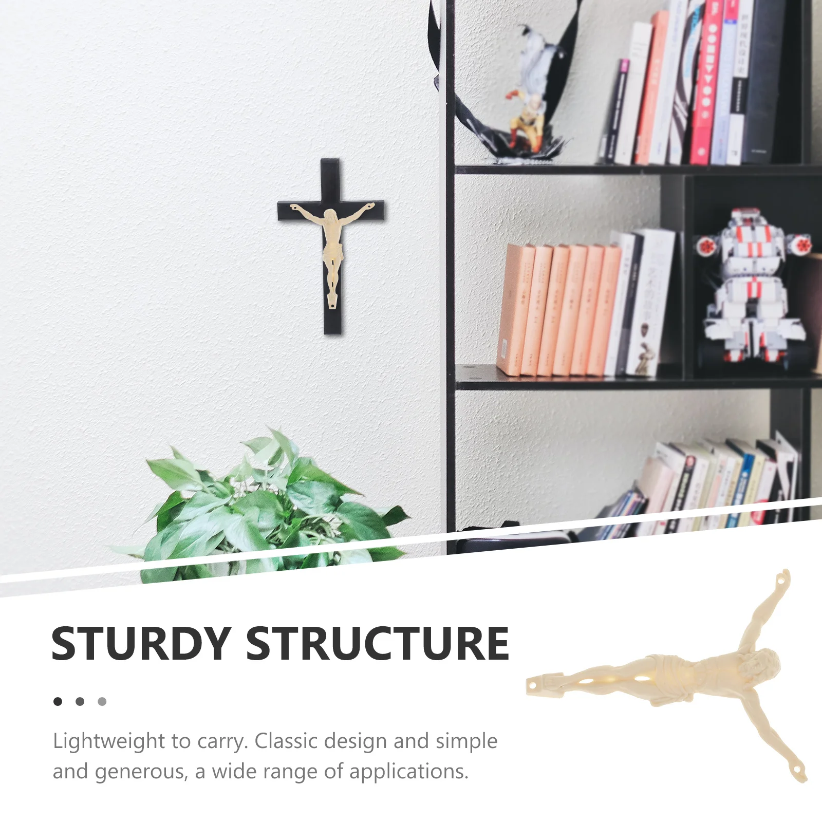 

DIY Jesus Sculpture Plastic Statue for Craft Office Church Decoration Ornament Jesus Decoration Craft Figurine