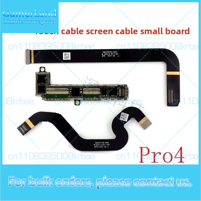 

2pcs For Microsoft Surface Pro 4 touch cable, LCD touch connection cable, display cable, touch panel