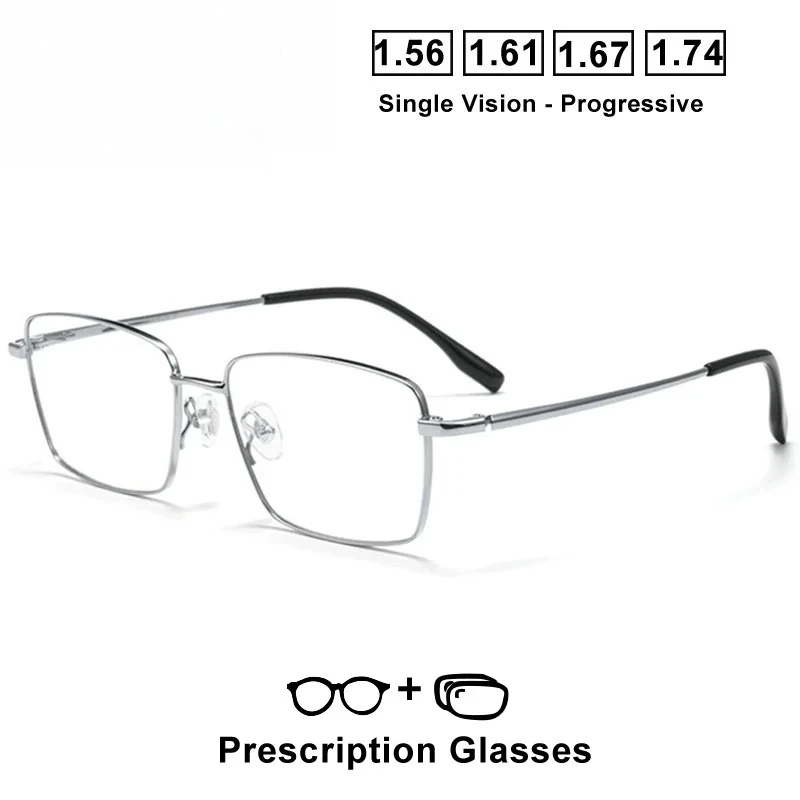 نظارات طبية بصرية للرجال بتصميم بسيط من Braz، وصفة مخصصة لقصر النظر، نظارات فوتوكروميك #6