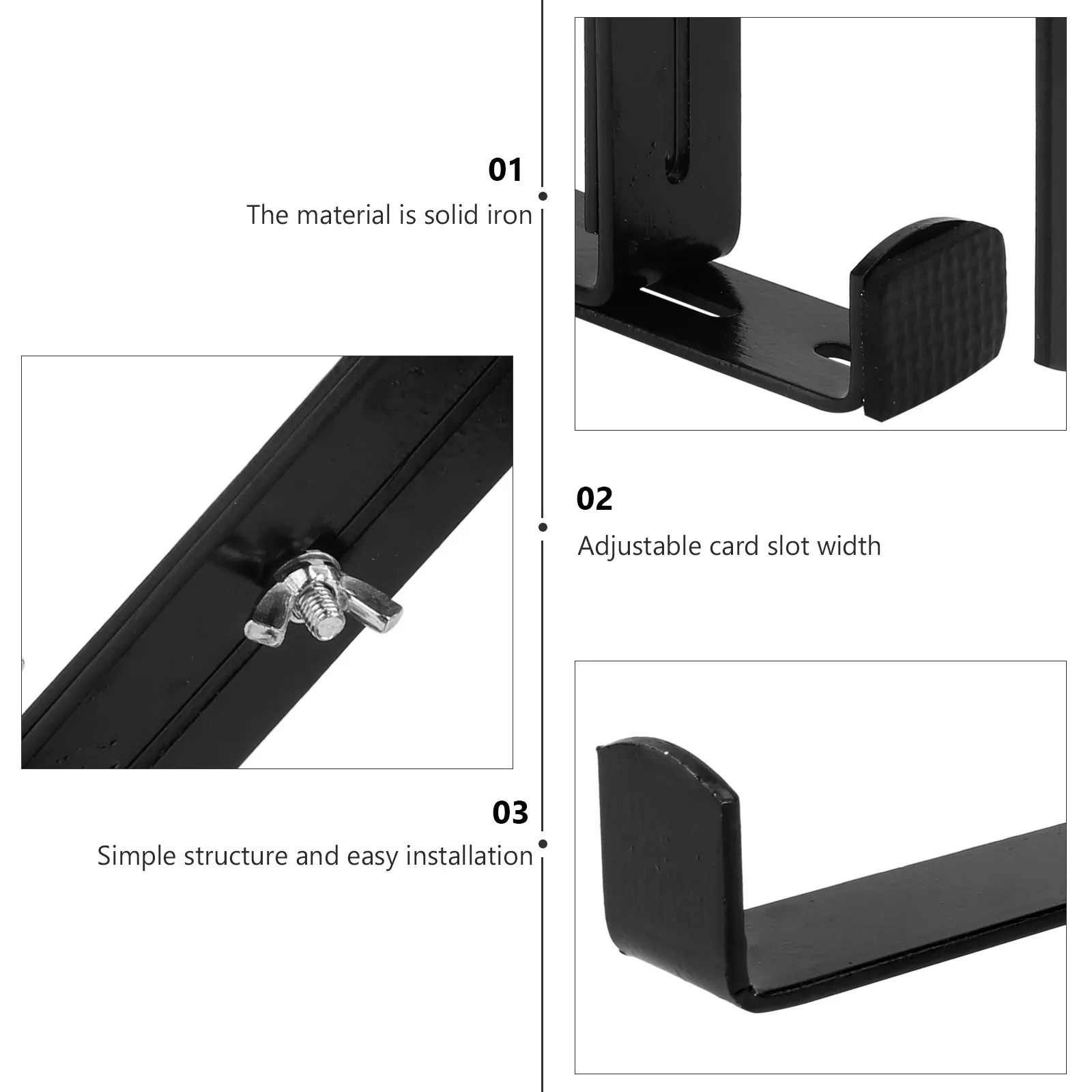 1Pcs Black Adjustable Flower Pot Balcony Hanger Iron Plant Rack Multifunctional Hanging Shelf for Living Room Garden Balcony view 6