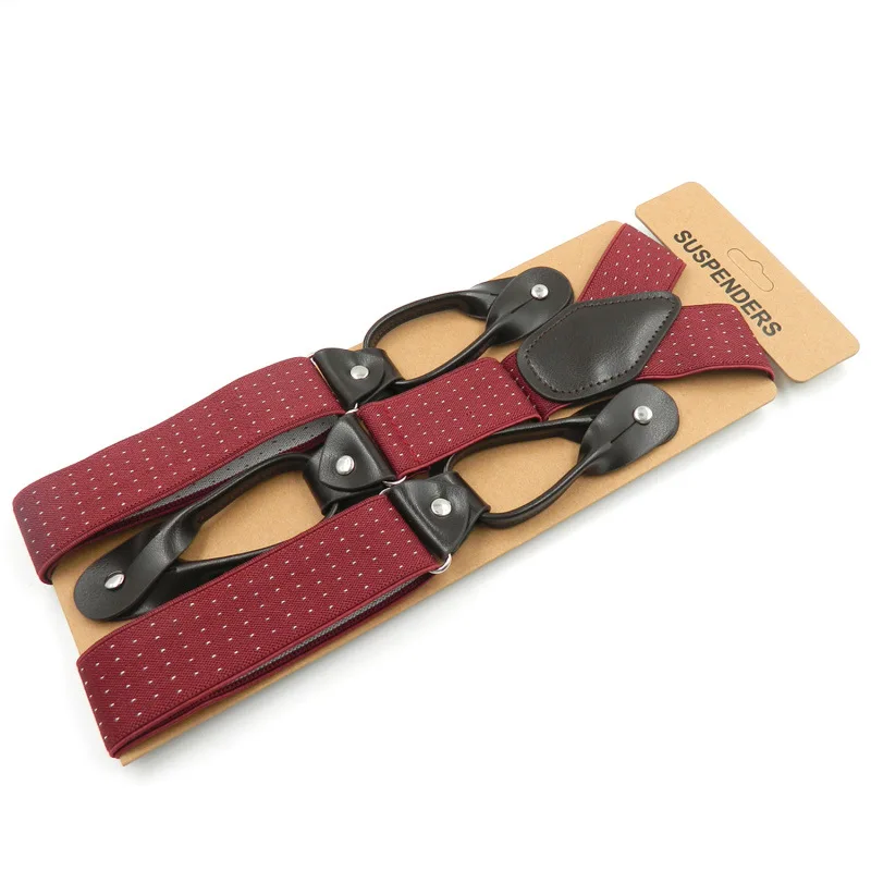 3,5X120 cm Taste Hosenträger Männer Männlich Hosenträger Leder Vintage Hosen Strap Herren Gürtel für Hosen Suspensorios