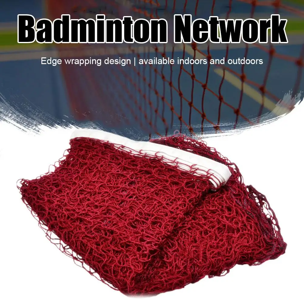 1 Stuks Draagbare Outdoor Sport Tool Badminton Tennis Volleybal Net Voor Strand Tuin Training Indoor Outdoor Games Rode Sport N1s1