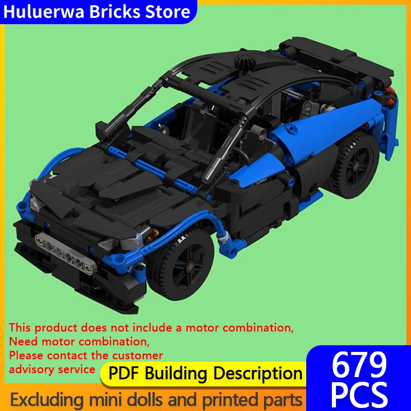 

Speed Racing Car Model MOC Building Bricks B-Model-V6 Sport Coupe Modular Technology Children Holiday Gifts Assemble Toys Suit