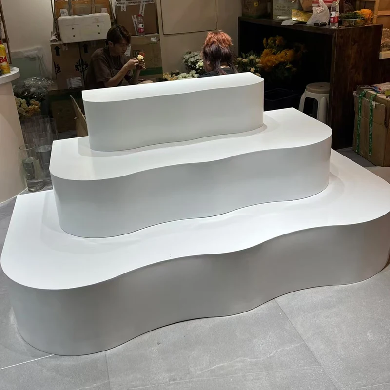 

Flower shop Nakajima display table, window prop display table, high and low combination flow table custom factory direct sales