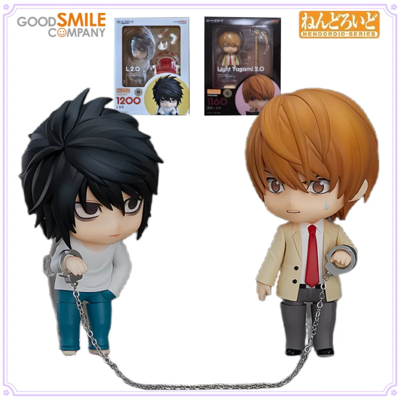 GSC Original Nendoroid Series No.1200 Light Yagami & L 2,0 figura periférica sin imprimir juguete para niños regalo adornos coleccionables