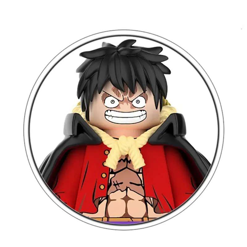 68-teiliges Neues Modell Luffy Zoro Nami Sanji Chopper Bausteine Mini-Actionfiguren Zubehör Halloween Weihnachtsgeschenk