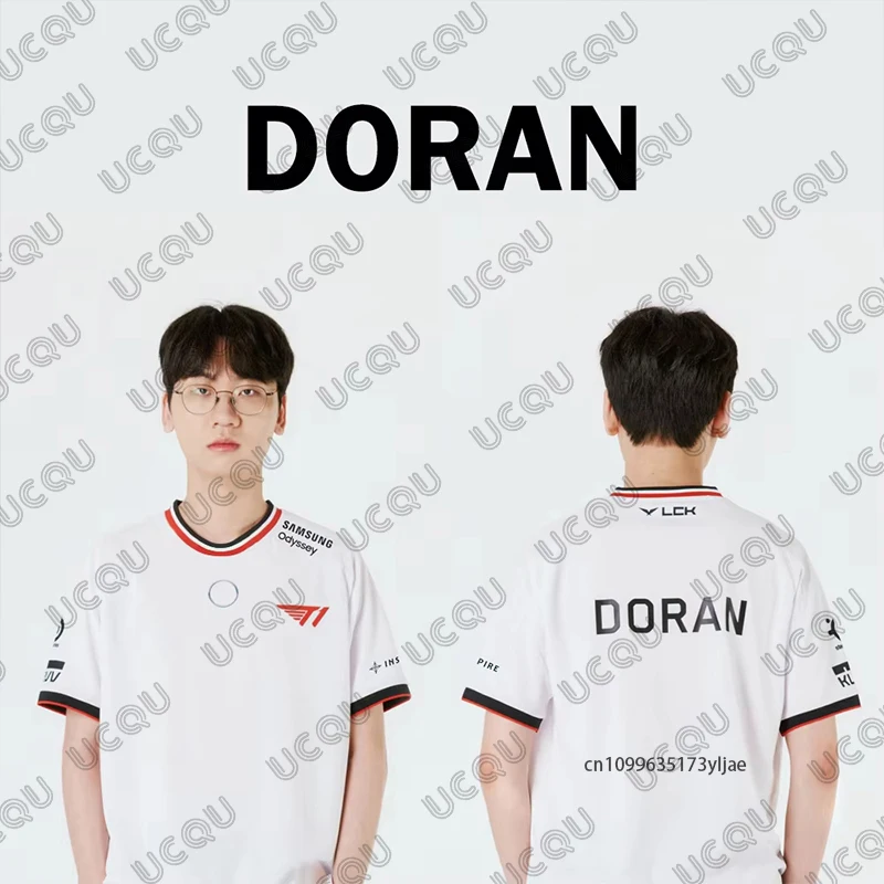 2025 LOL T1 2nd موحدة جيرسي جامعة الأساطير MSI بطولة العالم فاكر تنفس التدريب تي شيرت الرياضة الاطفال/الكبار بلايز #3