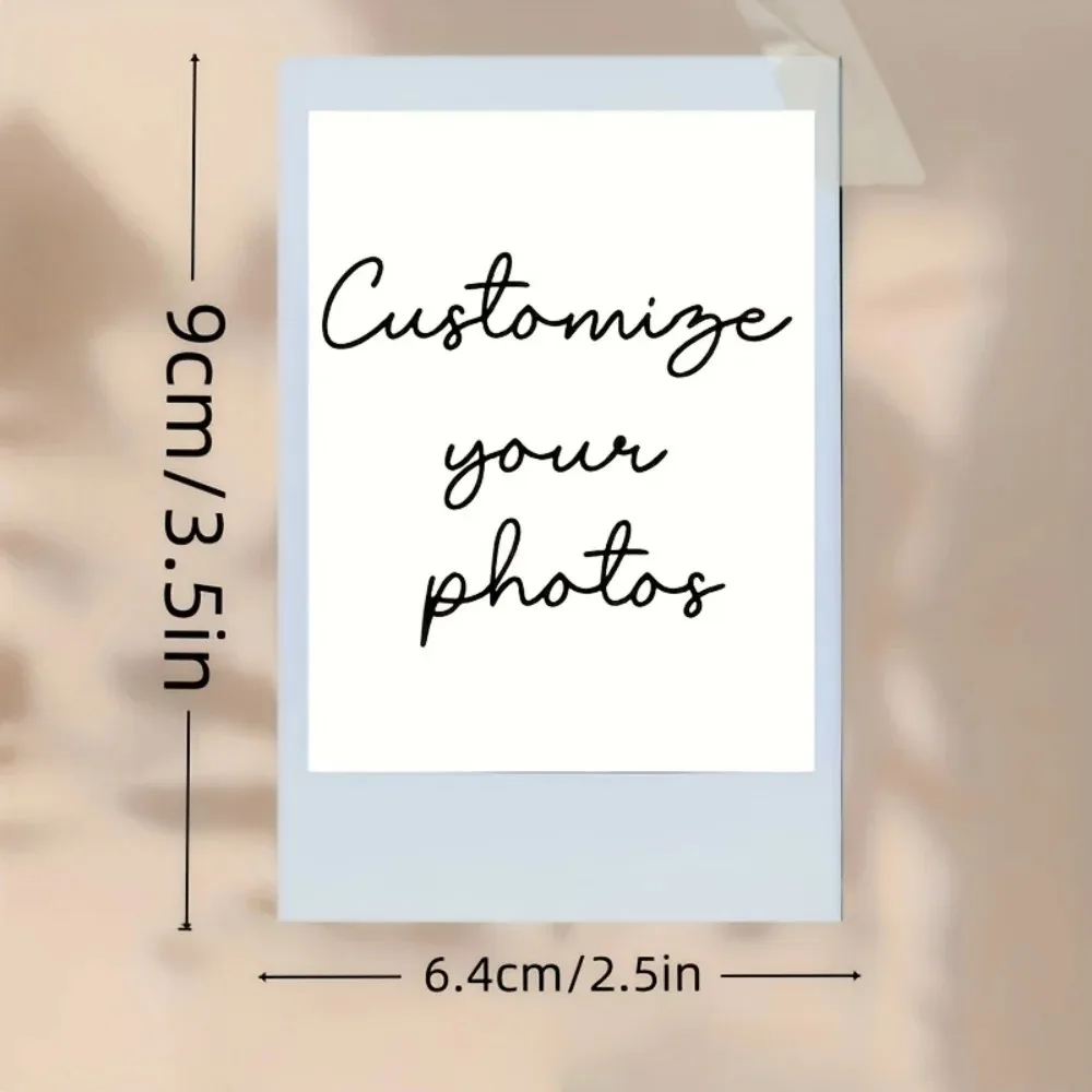 6pcs Custom HD Photos, Personalized Instant Photo Style, Custom Picture Keepsake for Birthday, Anniversary, Pet Memorial & Chris