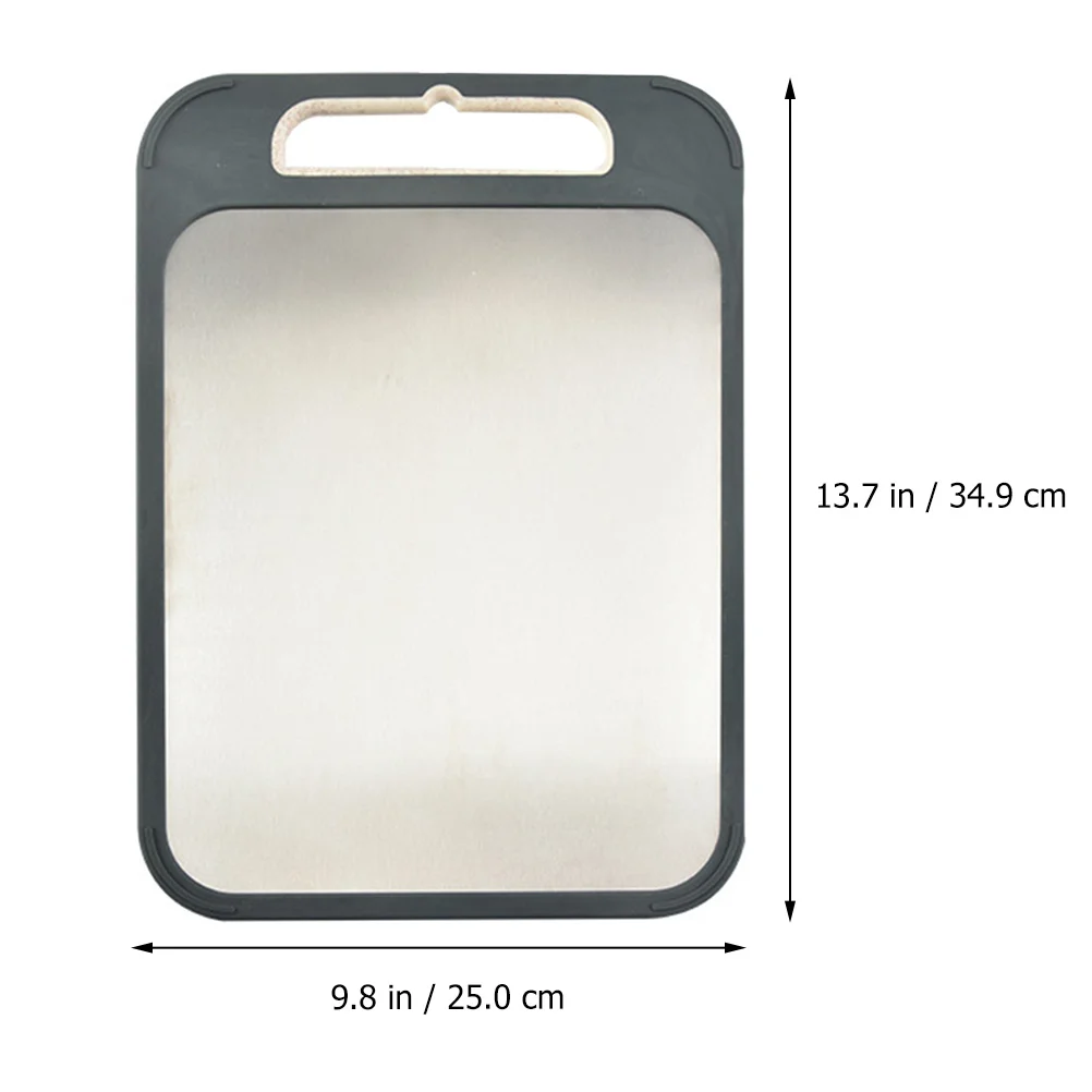 

Stainless Steel Cutting Double-Sided Portable Mincing Kitchen Tools For Home Travel Fruit Vegetables Chopping Block