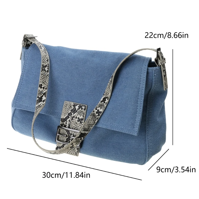 Trendy Handbag Large Capacity Shoulder Bag for Women Versatile Underarm Bags E74B