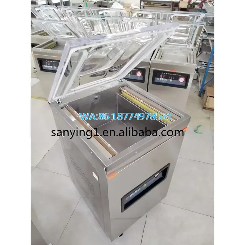 Wmwmnu for DZ-500 Deepen 15cm Commercial Automatic Food Vacuum Packaging Table-Top Single Chamber Vacuum Sealing