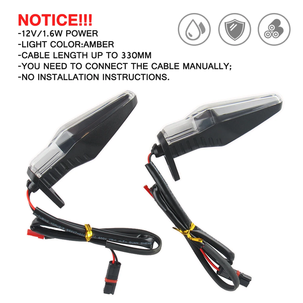 Motorcycle Front LED Turn Signal Indicator Light Lamp Blinker For BMW S1000XR F900R S1000R R1200GS R1250GS F900XR HP2 K1200R/S