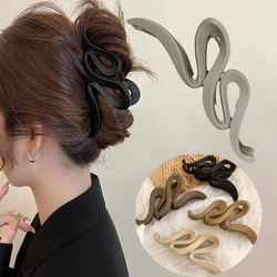 Pinza de pelo grande para mujer, horquilla mate, pinza de pelo elegante francesa, pinzas coreanas para el cabello, accesorios para el cabello