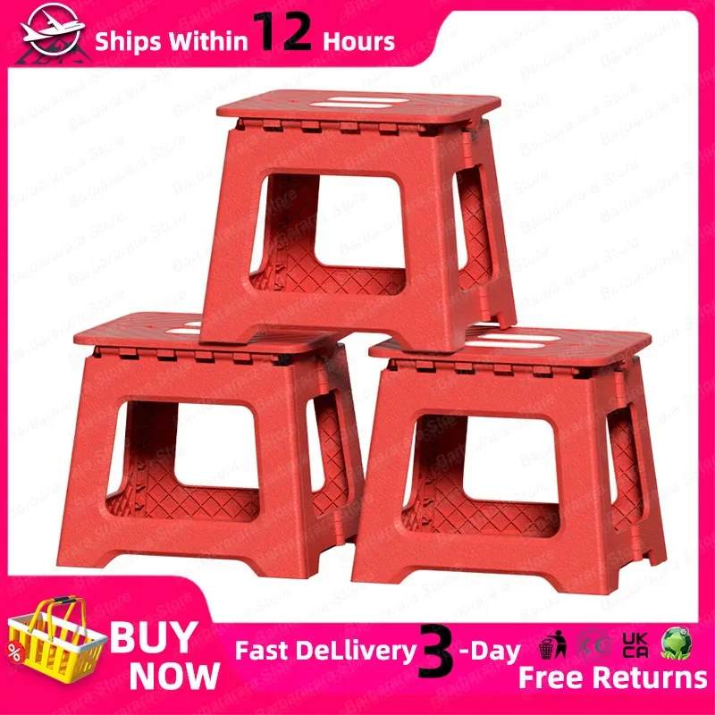 New Adult Children Portable Folding Stool Thickened Plastic Saddle Chair for Outdoor Activities and Fishing Gifts Party Favors