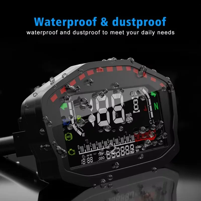 

Universal Motorcycle Digital Dashboard Speedometer Lcd Board for Motorcycle