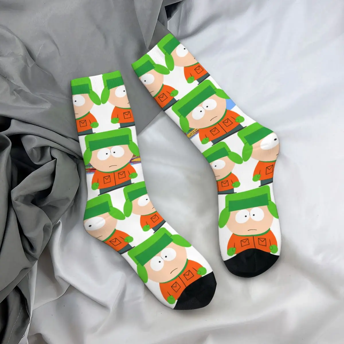 Black Unique Kyle Broflovski Men Women Socks Cycling Novelty Spring Summer Autumn Winter Stockings Gift