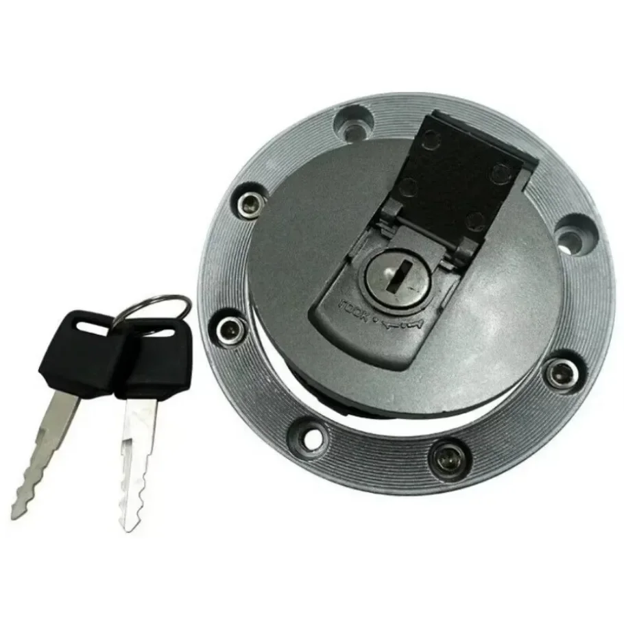 1x Universal Motorcycle Bike Modified Gas Cap Fuel Tank Cover Lock with 2 Keys Kit