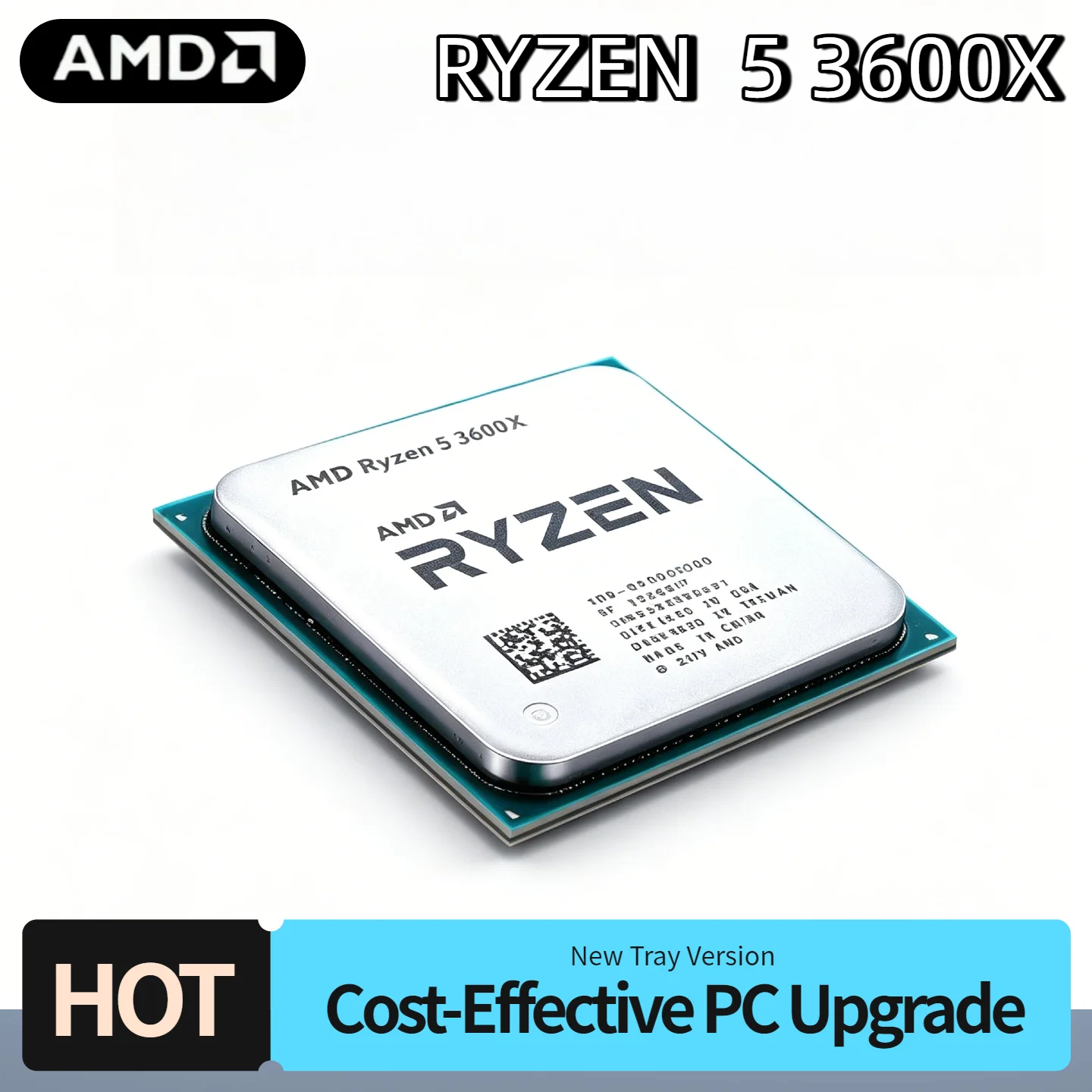 

CPU Processor AMD Ryzen 5 3600X R5 3600X 3.8GHz 4.4GHz 6 Core 12 Thread 7NM 95W L3 32M 100 000000022 Socket AM4 Tray No Cooler