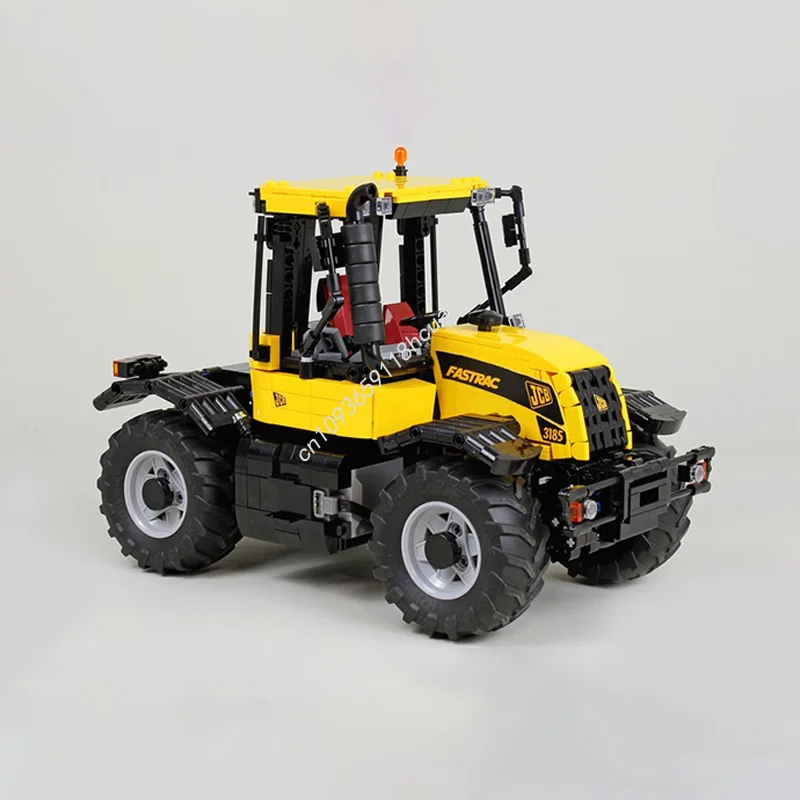 

1386 шт. JCB Fastrac Moc HighTech City Engineering сверхмощный буксирный грузовик модель здания технология сборки кирпичи игрушки подарки для детей