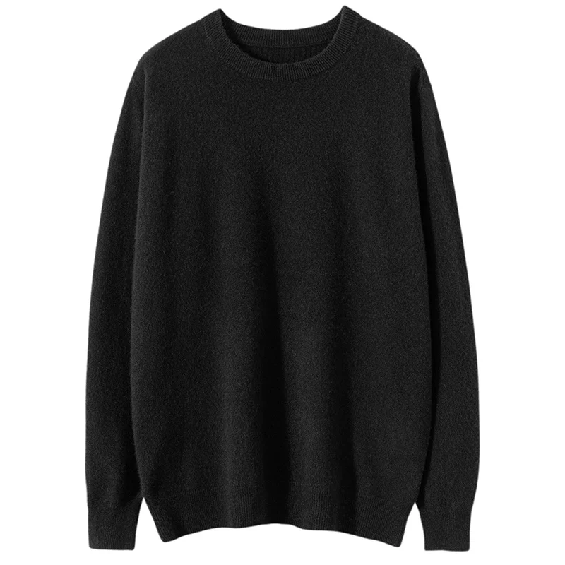 2024 new autumn and winter men\'s cashmere sweater, round neck, casual, daily, popular, warm, cashmere sweater