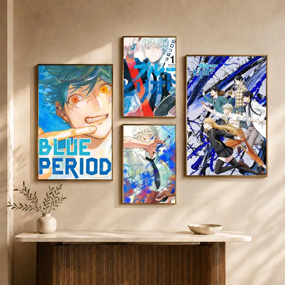 Anime Blue Period Art Drama Poster PP Decorative Poster Water-Resistant Print Apartment Dorm Office Cafe Gift