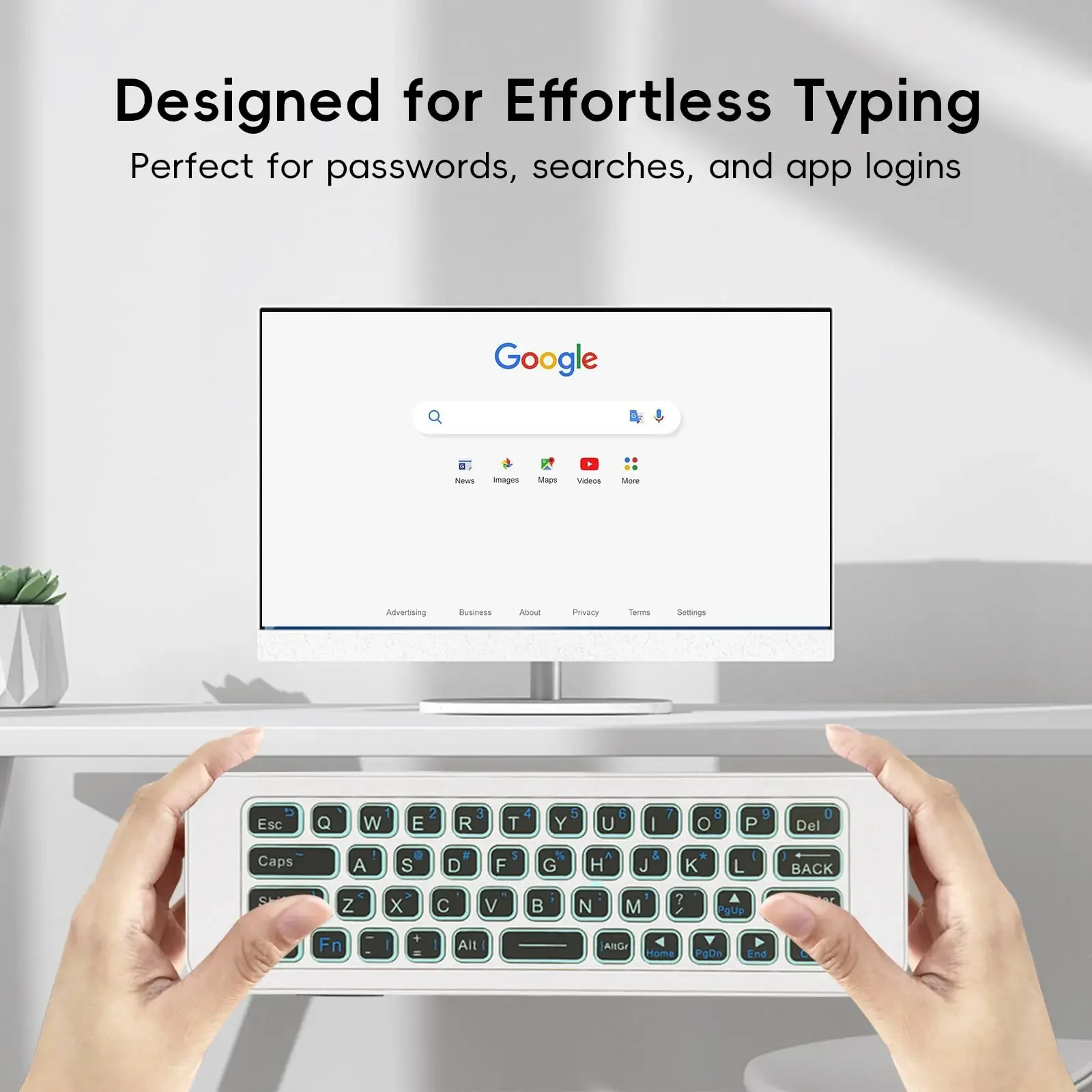 Air Mouse Backlit Keyboard Bluetooth 2.4G Rechargeable USB-C 7-Color 6-Axis Gyro IR Learning for Computer TV Box Android iOS