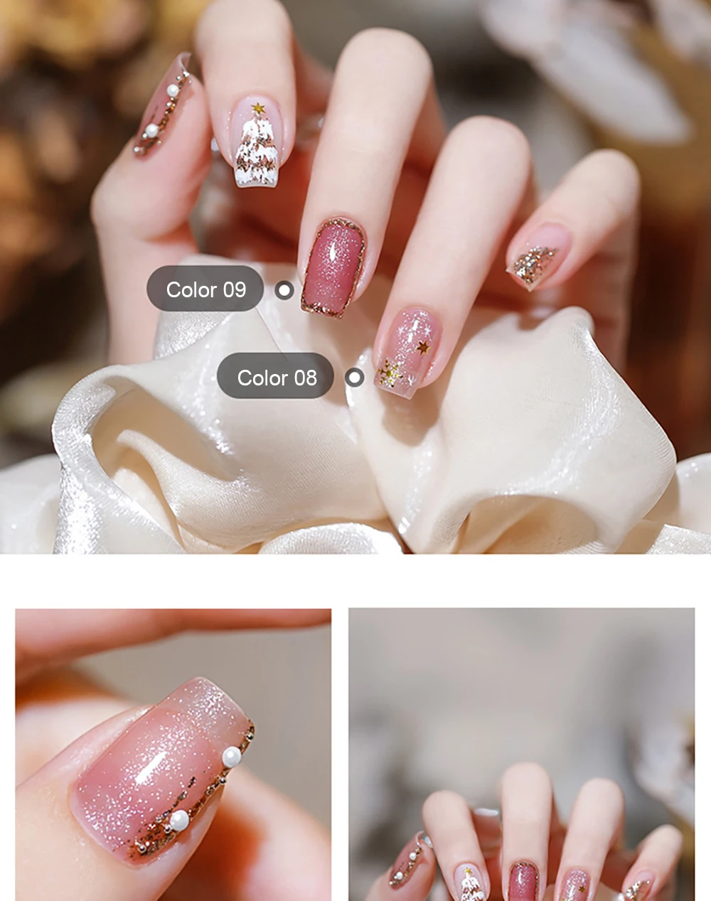 Vendeeni 18 Farben Pink Highlight Gel Nagellack Semi-Permanent UV Soak Off Gel Hochwertiger Glänzender Nagelkunst Gel-Lack – Detail 7