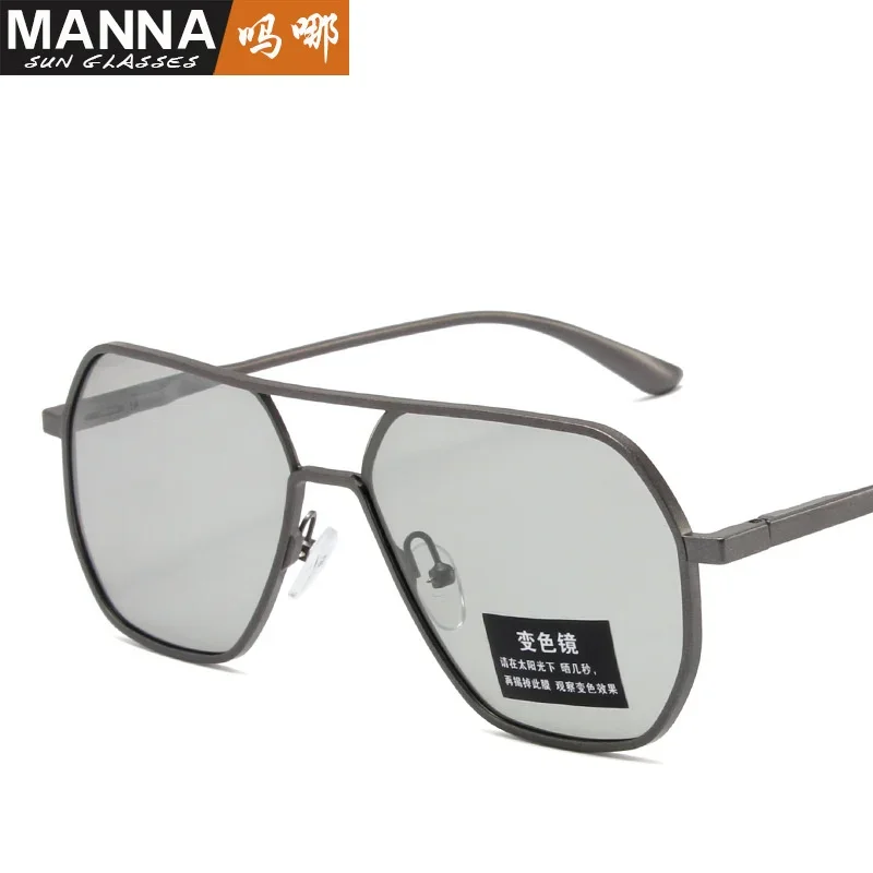 نظارات شمسية مستقطبة شخصية للرجال، نظارات شمسية مربعة مضادة للأشعة فوق البنفسجية، نظارات Tiktok Net Red