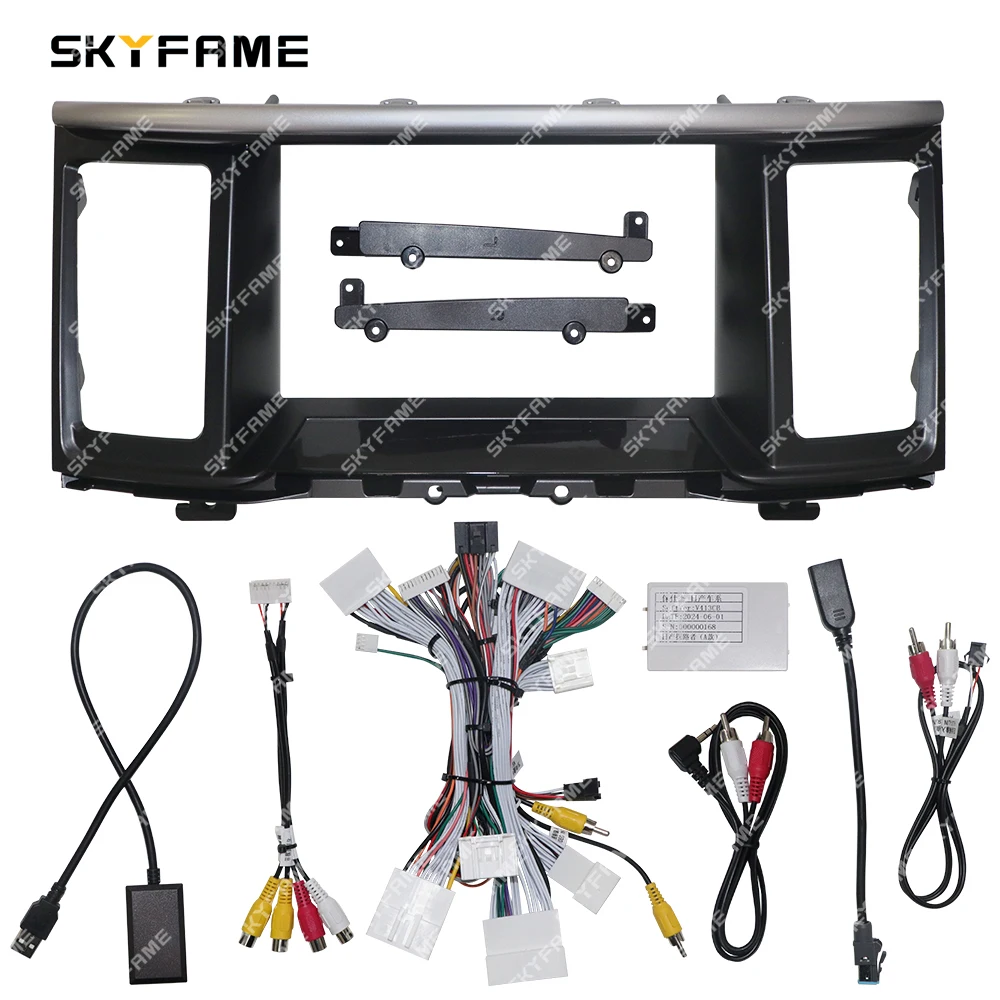 

SKYFAME 9/12,3 дюйма автомобильная рама, адаптер для фасции Canbus Box, Android радиоприемник, комплект панели для крепления приборной панели для Nissan Pathfinder Paladin