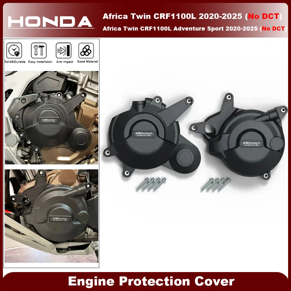 

GBRacing CRF1100L ADVENTURE SPORT (No DCT) 2020-2025 Motorcycle Engine Protect Cover For HONDA Clutch Pulse Protection Cover