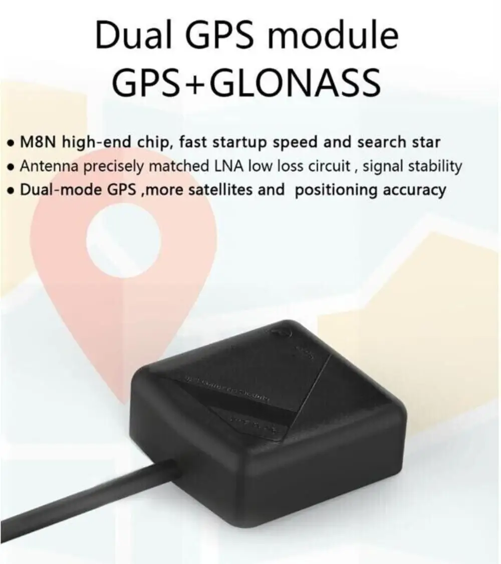 Flywing New M10 U-blox Upgrade GPS Module Short Long Wire GPS