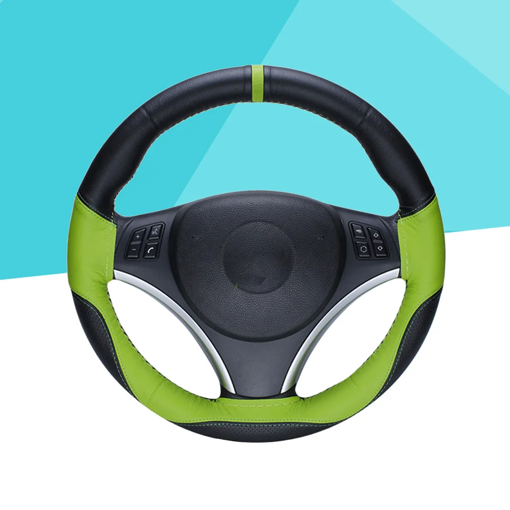 

Steering Wheel Cover 10.8Cm Diameter Anti-Slip Car Interior Accessory Soft Texture Easy Install For