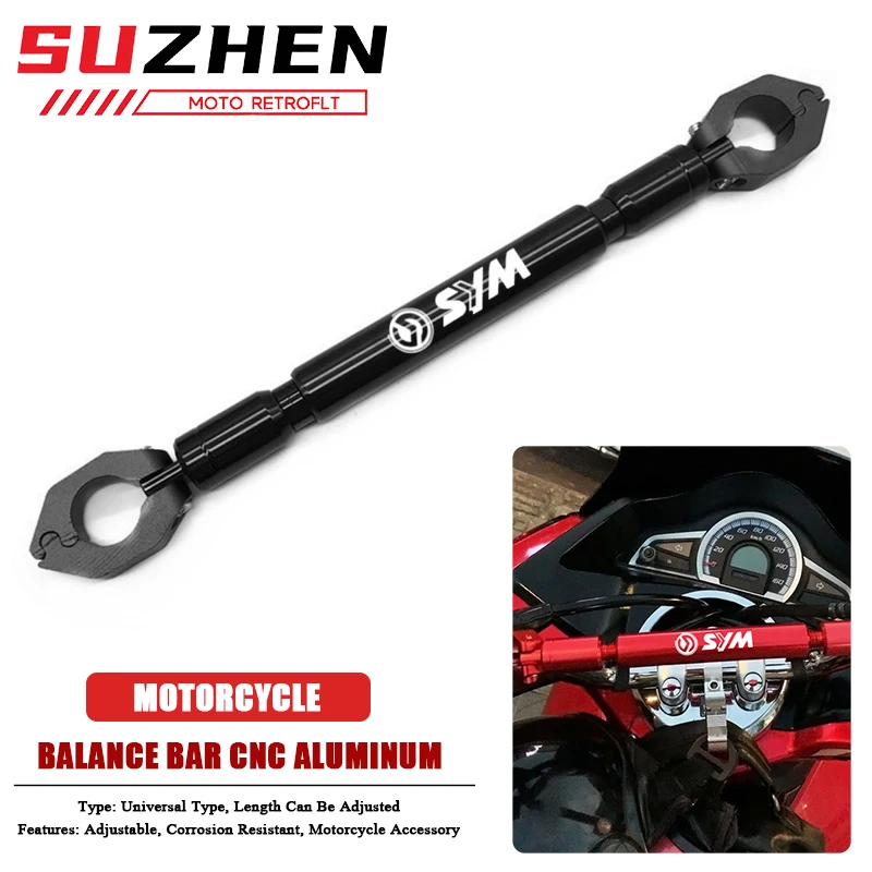 Für SYM JET 14 50 125 200 7/8" Lenker Querstange 22mm Motorrad Schwebebalken