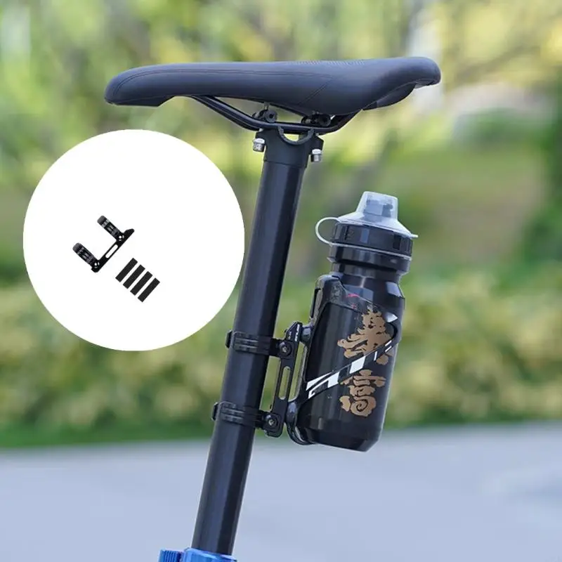 

Bicycles Water Bottle Rack Conversion Rack for Secure Stable Rack Installation Aluminum Alloy Bikes Water Bottle Holder