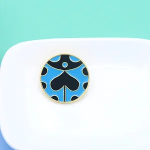 دبابيس طلاء الأظافر Blue Ladybug للجماهير ، شارات أنيمي ، JoJos Bizarre Adventure ، Giorno Giovanna ، دبابيس ، طية صدر المجوهرات ، هدايا لطيفة أفضل 12 مرهما للمبيعات للوكعة الملتهبة - No5