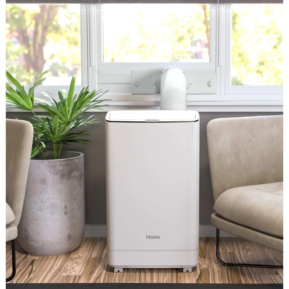 Portable Air Conditioner, Dehumidifier & Room Fan 13,500 BTU Easy Install Kit Included  Complete With Wifi & Auto-Evaporation