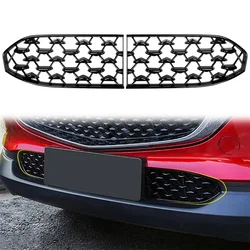 for Mazda CX-30 CX30 2022 2023 Glossy Black Front Bottom Grille Cover Trim Exterior Accessories 2pcs (Only Fit American Version)