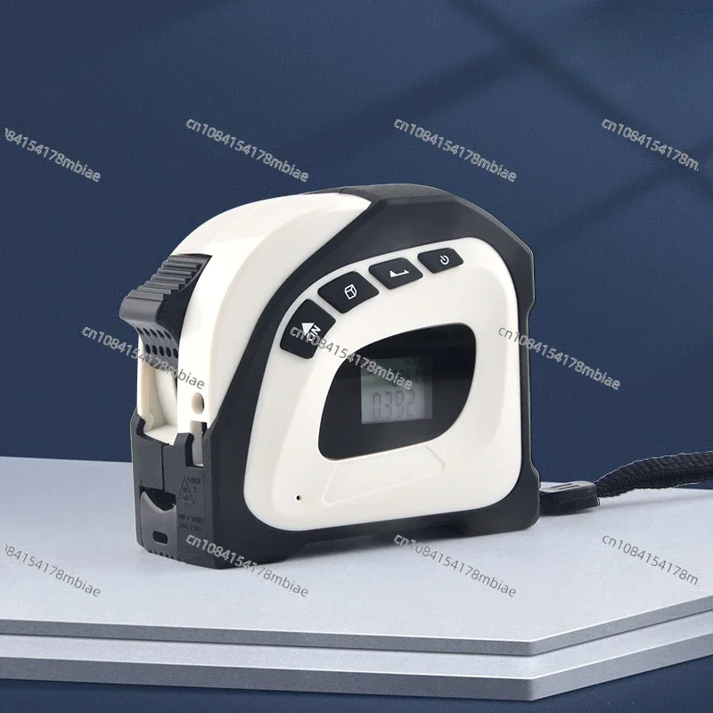 Laser Tape Measure 2-in-1 Rechargeable Infrared Electronic Measure Multi-function Measuring Instrument High-precision Tool