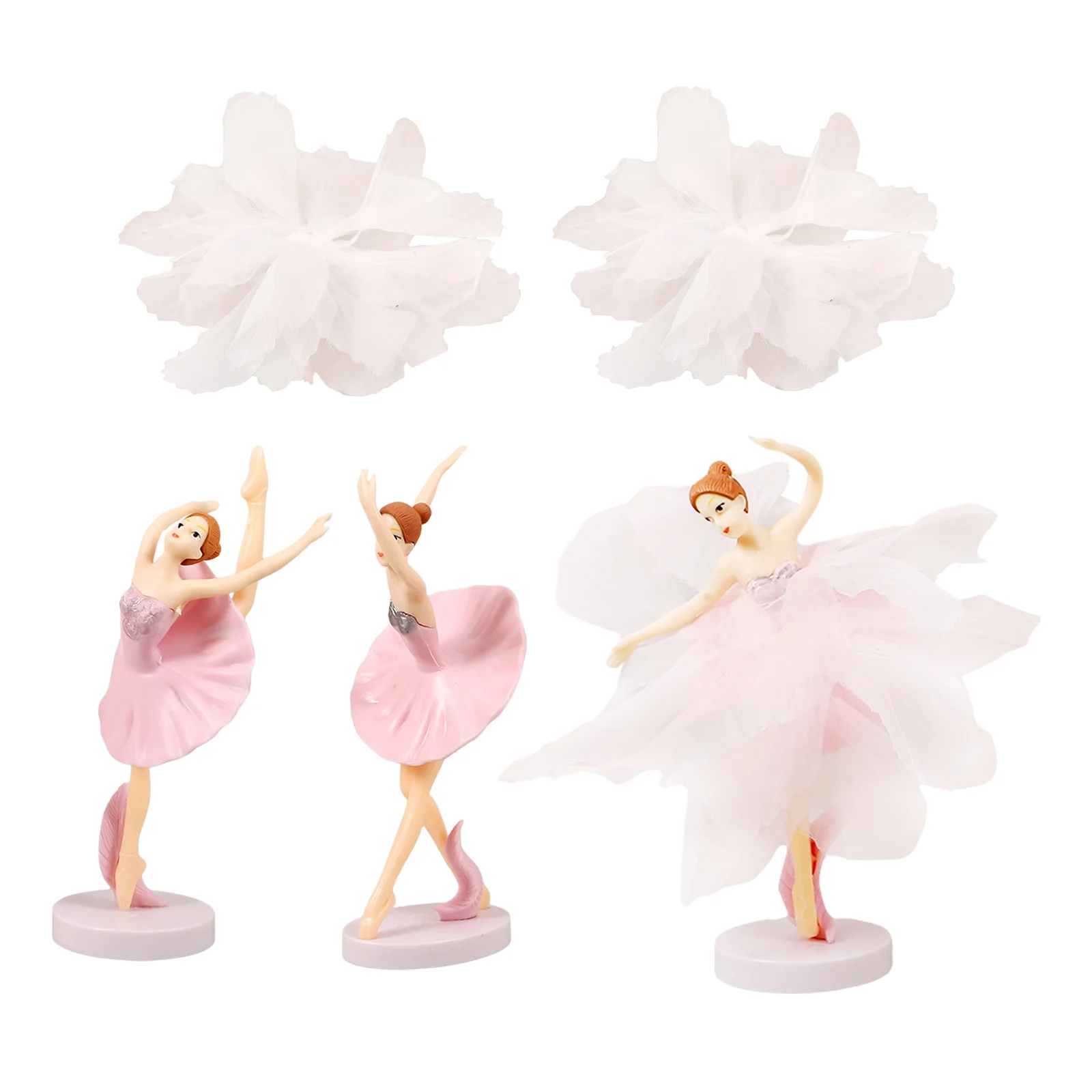 

Ballerina naments Cake Decoration Elegant Plastic Adornments Multipurpose Decorations DIY Skirt Creative Cake Accessories For