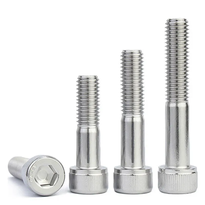 

DIVEDEER Half Thread Bolts M3 M4 M5 M6 M8 Hexagon Socket Cap Head Screws 25~100mm 304 Stainless Steel Screws