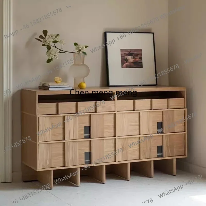 AA182 Long Living Room Cabinets Organizer Door Black Nordic Wooden Storage Cabinets Minimalist Utility Large Armadi Aperti