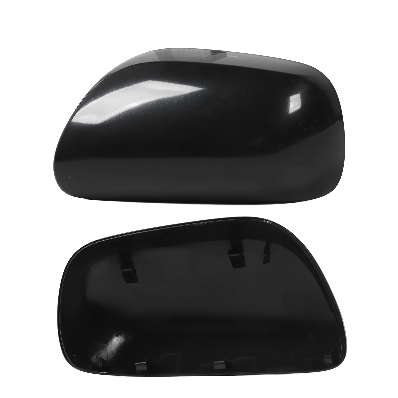 Rearview Mirror Cover Car Rearview Mirror Housing Cover Black UV Side Door Wing Mirror for Yaris 2006 to 2011