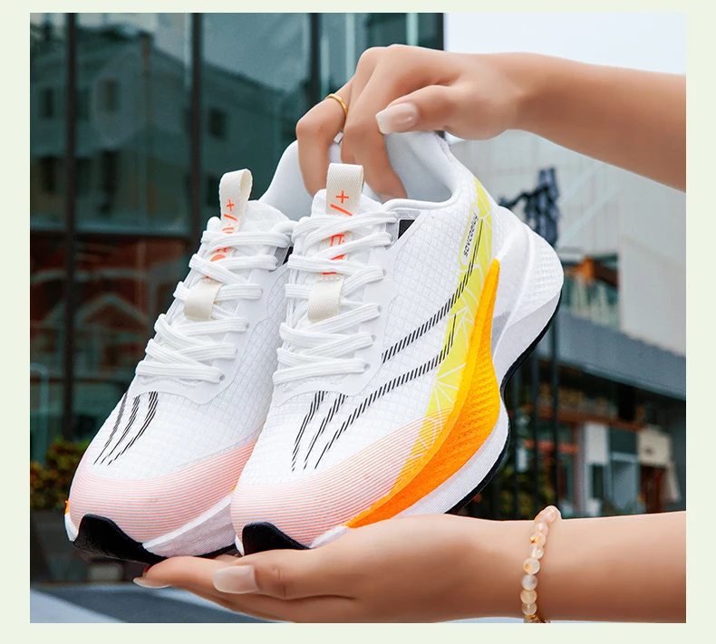 Marathon-Laufschuhe für Herren, Sport-Carbonsohle, atmungsaktiv, leicht, bequem, Damen-Sportschuhe mit Dämpfung und Stabilität – Detail 28