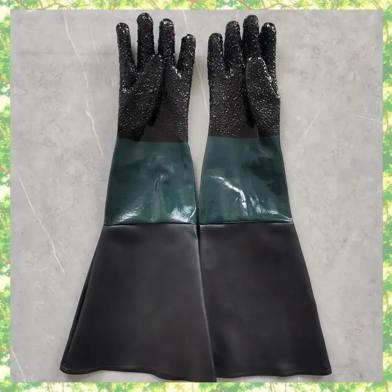 Smart-4X пескоструйные перчатки Пескоструйные перчатки с уплотнительными кольцами для пескоструйного кабинета Пескоструйные перчатки 23,6 дюйма