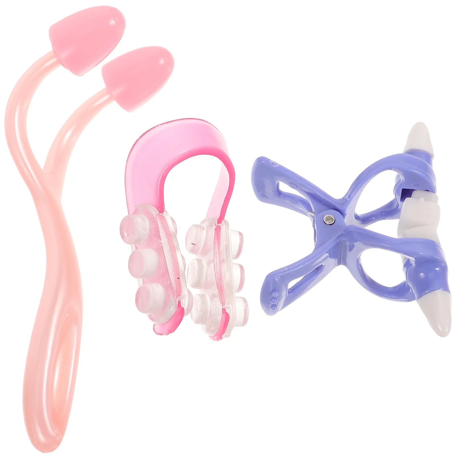 

1 Set Of Silicone Nose Shaper Clip For Bridge Lifting Shaping Tool Portable Small Size Non-Skid Durable Nose Beauty Equipment