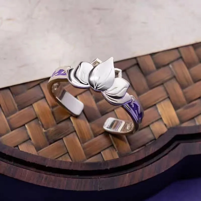 운멍 연꽃 우장성 반지 애니메이션 애니메이션 반지 애호가를 위한 악마 창시자 코스프레 주얼리