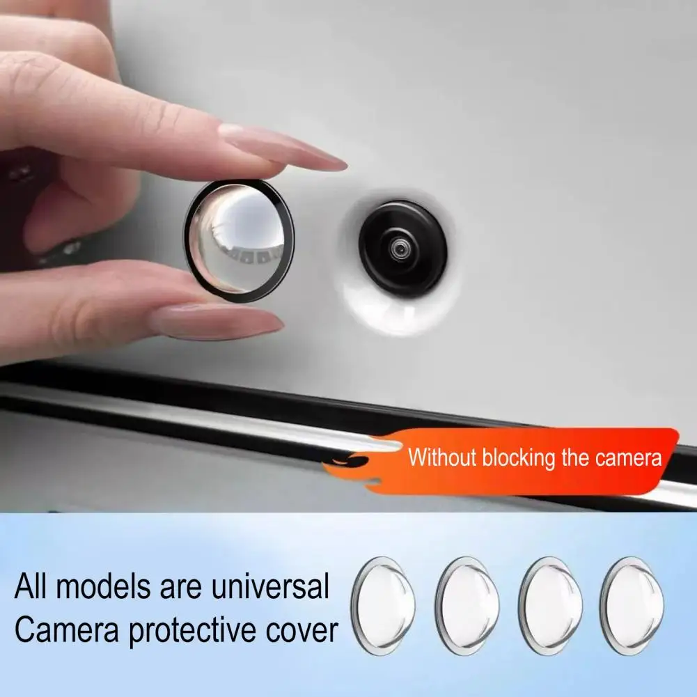 Fotografia 3: Capa Protetora Universal para Câmera Automotiva com Película Óptica Multicamadas e Protetor de Para-choque Dianteiro de Vidro Temperado